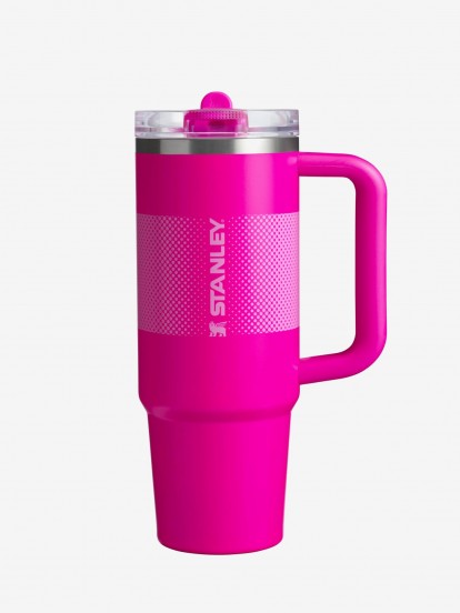 Copo Trmico Stanley Quencher Protour Flip Straw Tumbler 1.2L Rosa
