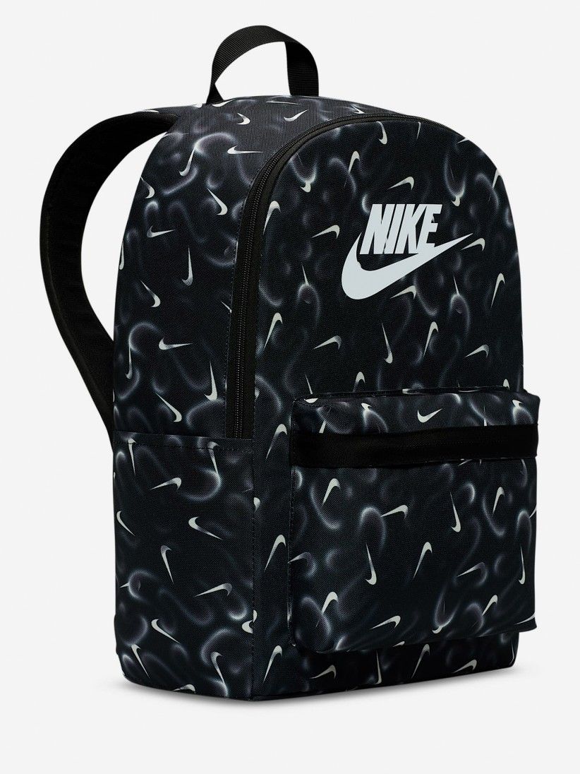 Mochila Nike Heritage 25L Negra y Blanca HV6611-010 BZR Online