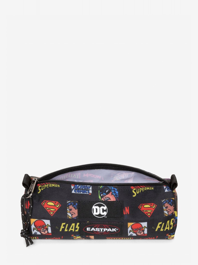 Estojo Eastpak Benchmark Single DC Icons Preto