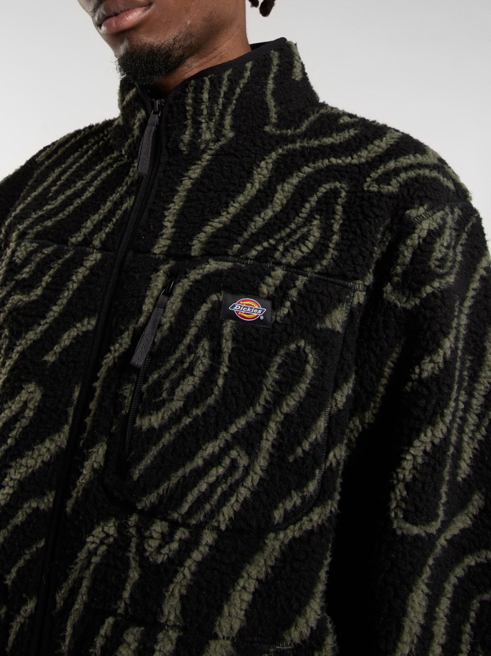 Chaqueta Dickies Mount Hope Negra Estampada