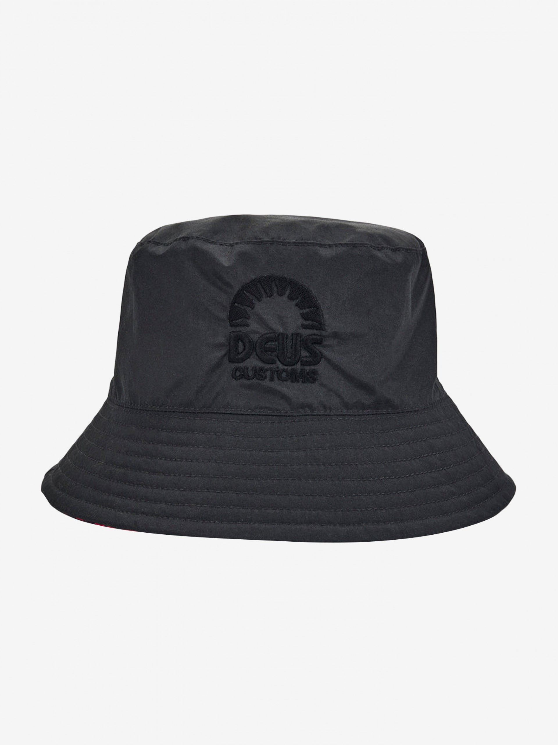 Chapéu Deus Ex Machina Cruze Reversível Preto e Rosa