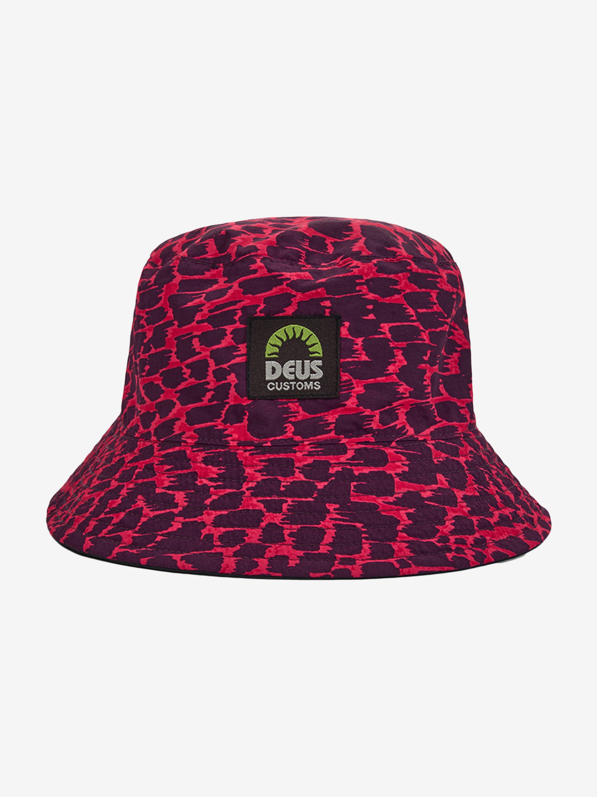 Chapéu Deus Ex Machina Cruze Reversível Preto e Rosa