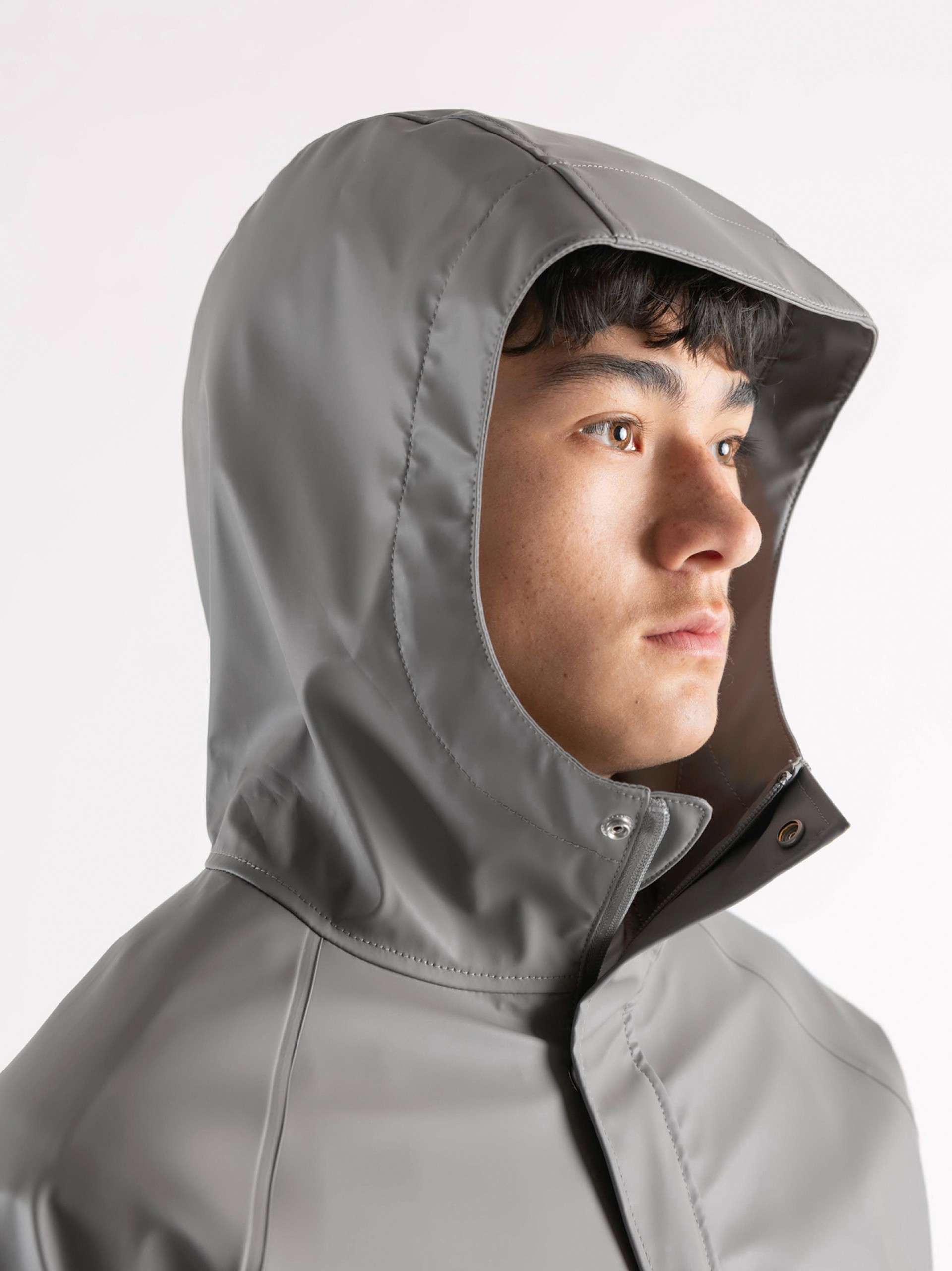 Chaqueta con Capucha Herschel Classic Rain Gris