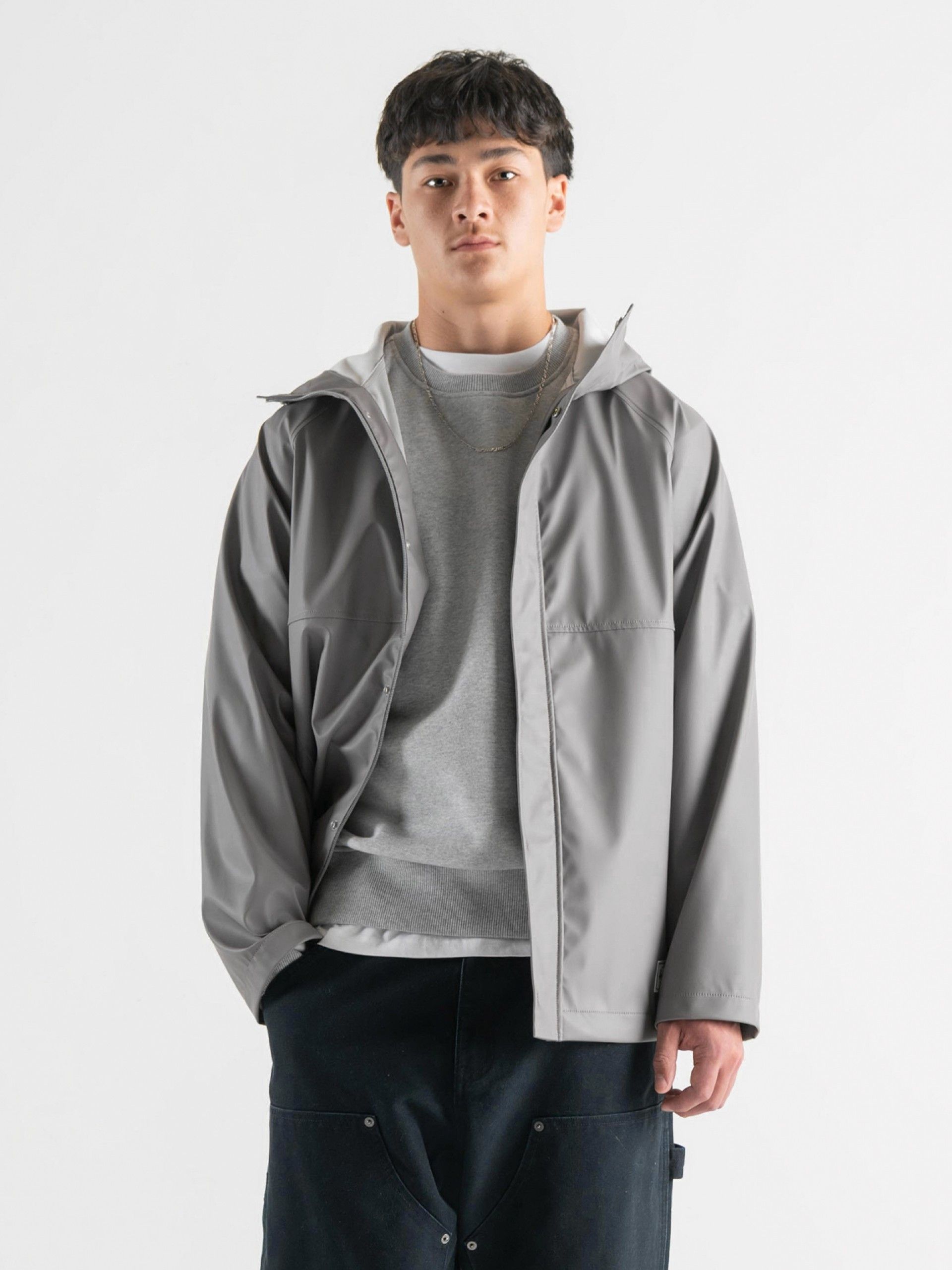 Chaqueta con Capucha Herschel Classic Rain Gris