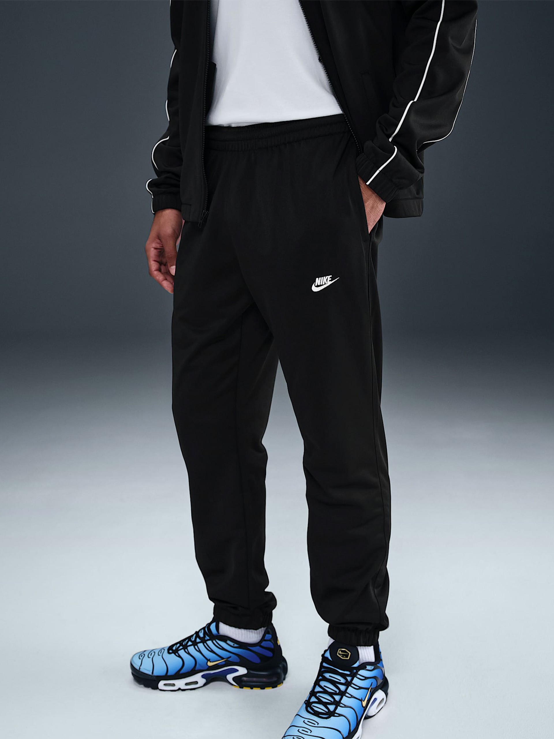 Chándal Nike Club Poly Knit Negro Para Hombre