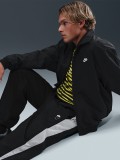 Nike Air Woven Black and White Trousers For Men