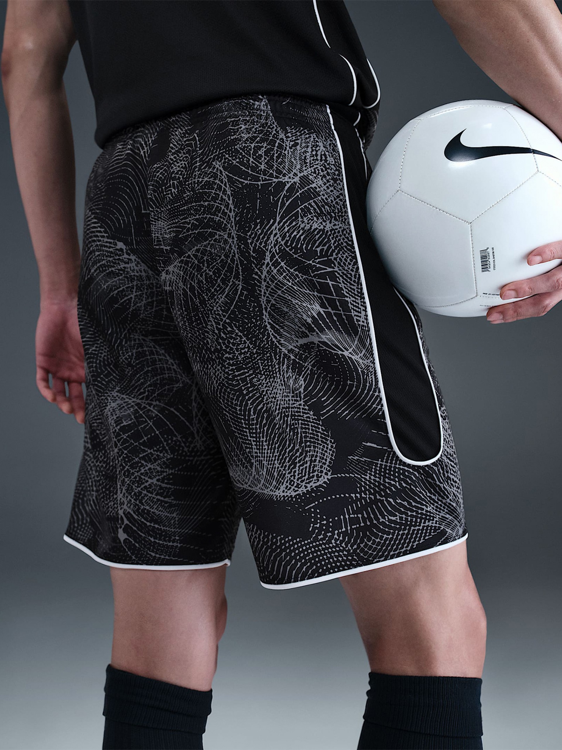 Nike Dri-FIT Academy+ 22cm Black Football Shorts For Men