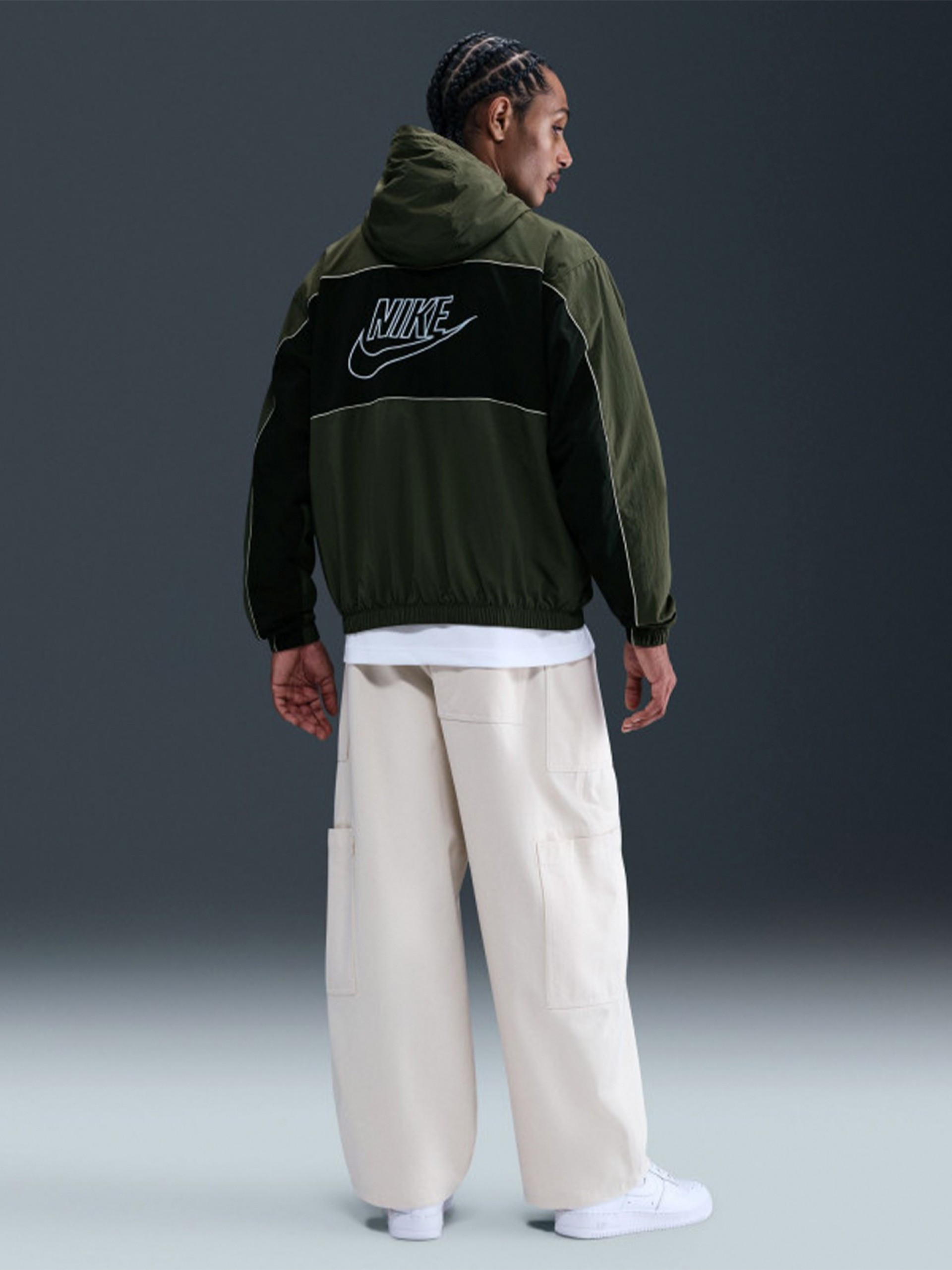 Casaco com Capuz Nike Club Verde Para Homem