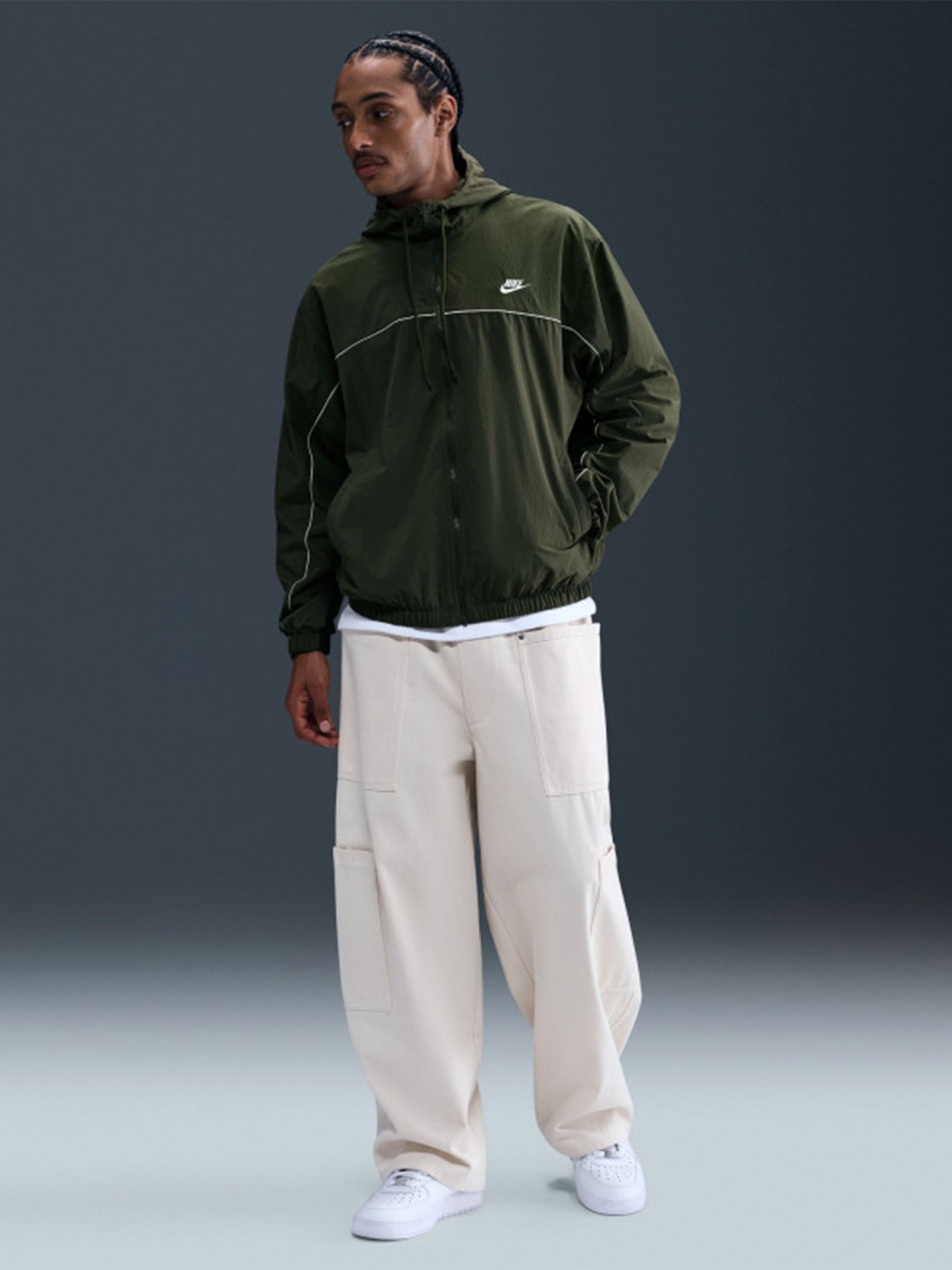 Casaco com Capuz Nike Club Verde Para Homem