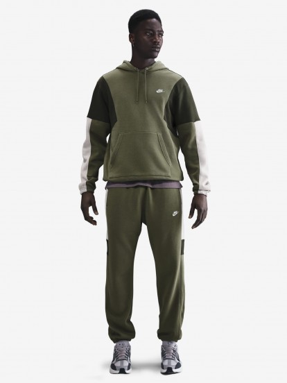 Fato de Treino Nike Club Fleece Verde Para Homem