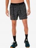 Cales de Trail Asics Fujitrail All Over Print 12.7cm Pretos e Cinzentos