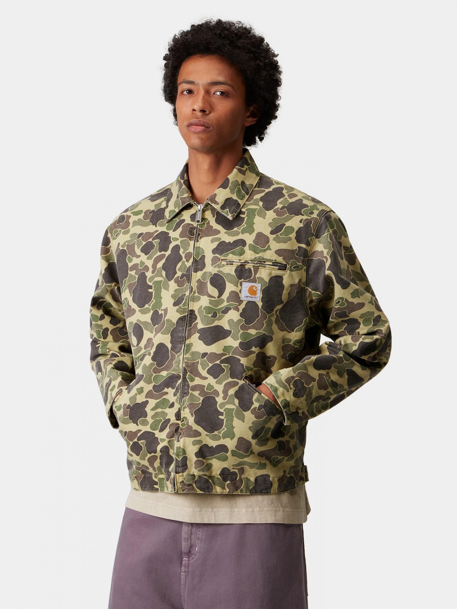 Chaqueta Carhartt WIP Duck Detroit Estampado de Camuflaje