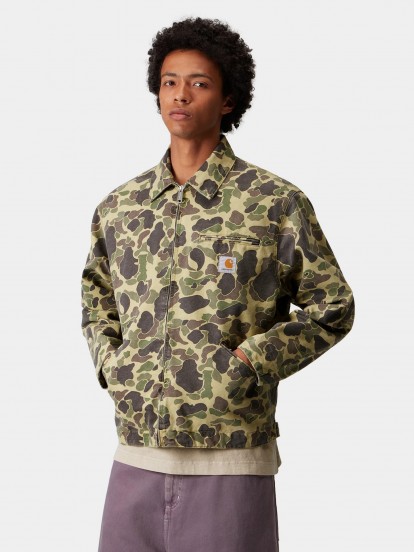 Carhartt WIP Duck Detroit Camouflage Pattern Jacket