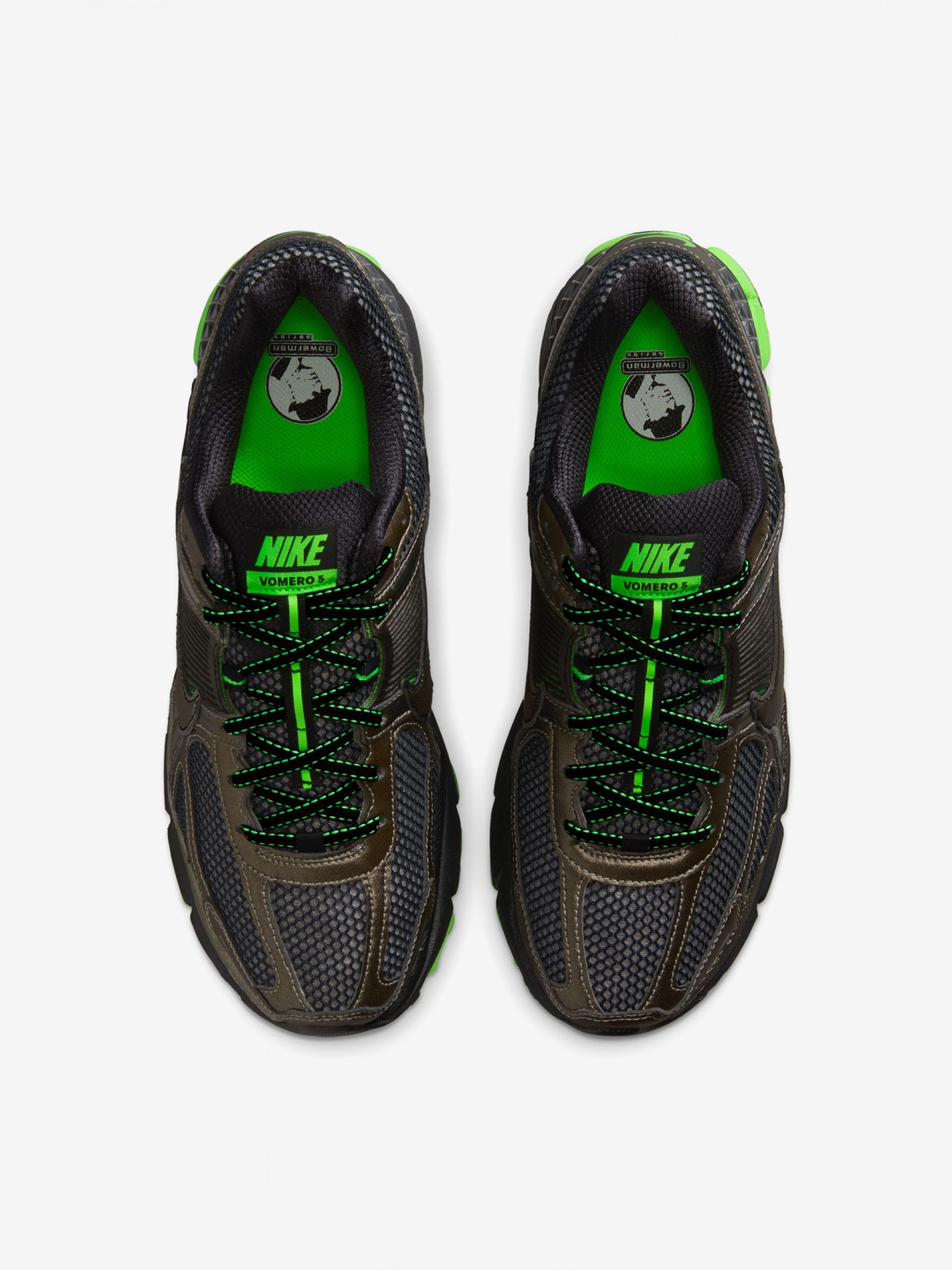 Zapatillas Nike Zoom Vomero 5 SE Grises y Verdes Para Hombre