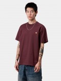 Carhartt WIP American Script Burgundy T-shirt