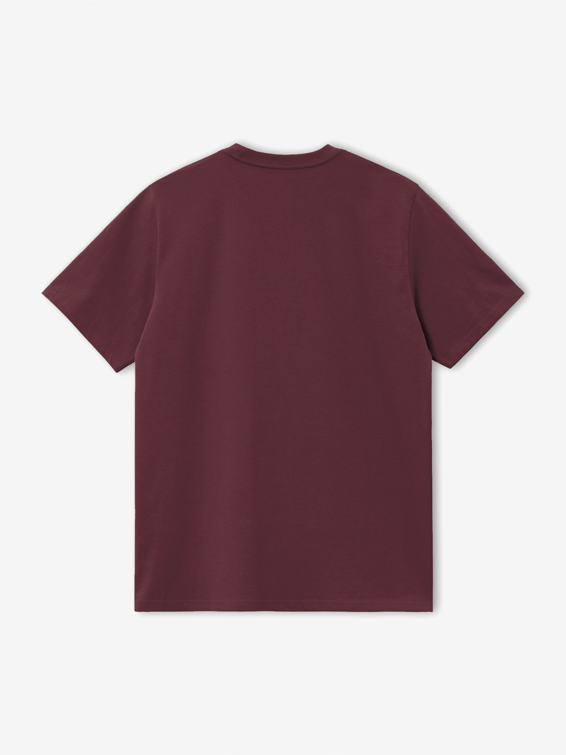 Carhartt WIP American Script Burgundy T-shirt