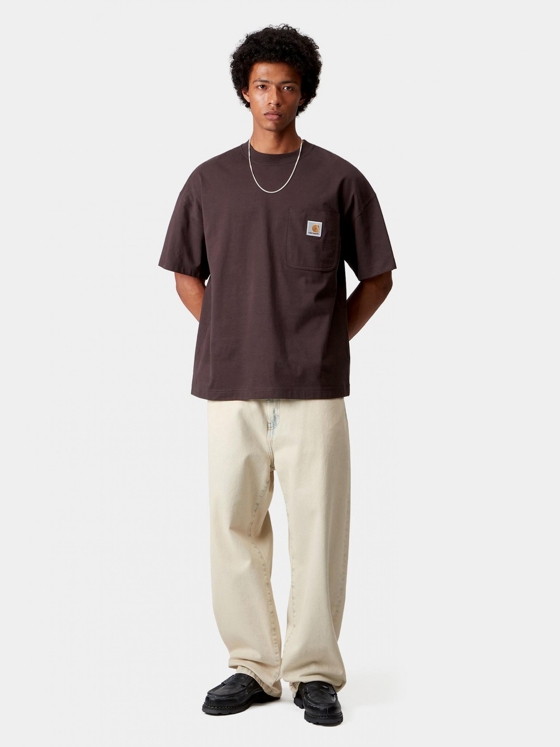 Carhartt WIP Work Pocket Brown T-shirt