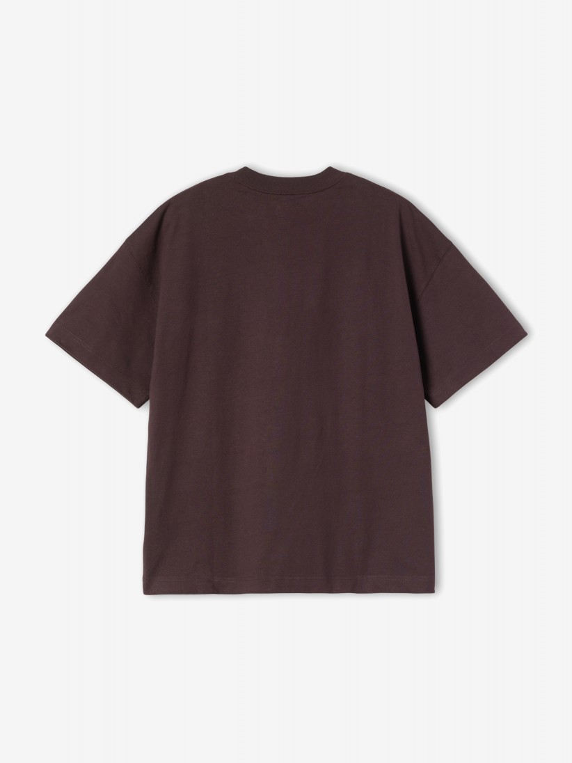 T-shirt Carhartt WIP Work Pocket Castanha