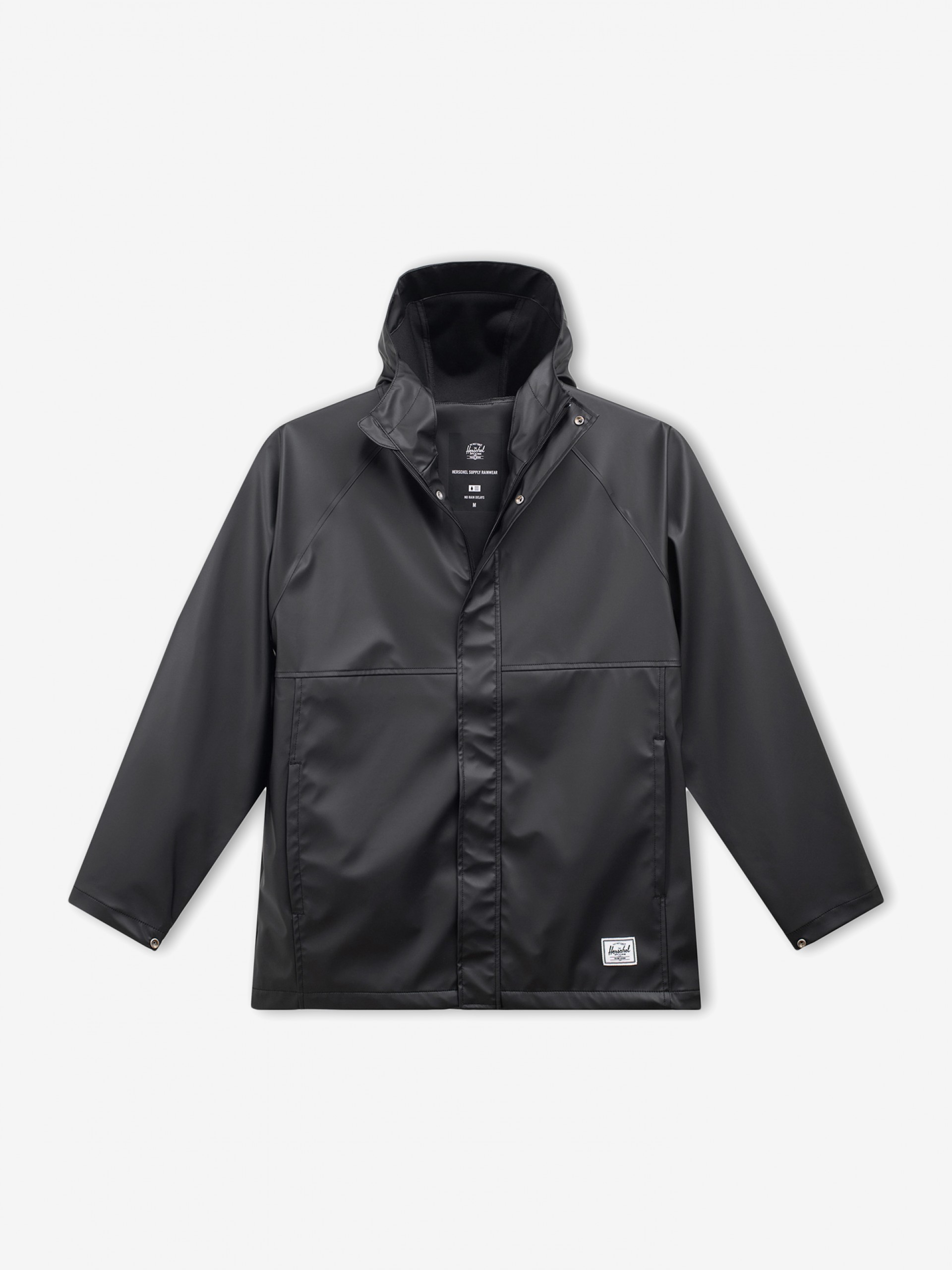 Chaqueta con Capucha Herschel Classic Rain Negra