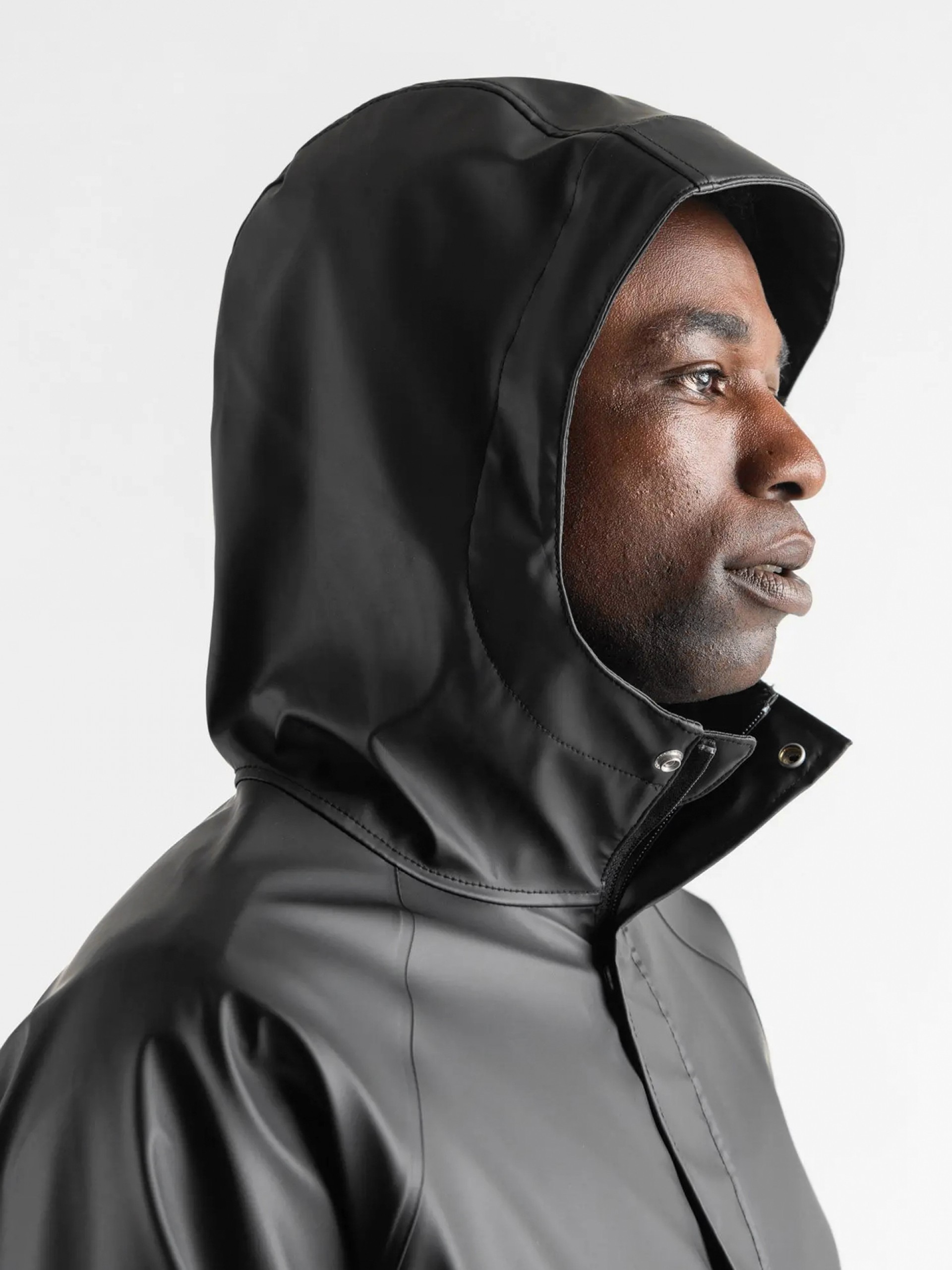 Chaqueta con Capucha Herschel Classic Rain Negra