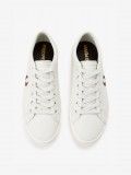 Sapatilhas Fred Perry Baseline Em Couro Cinzentas e Castanhas