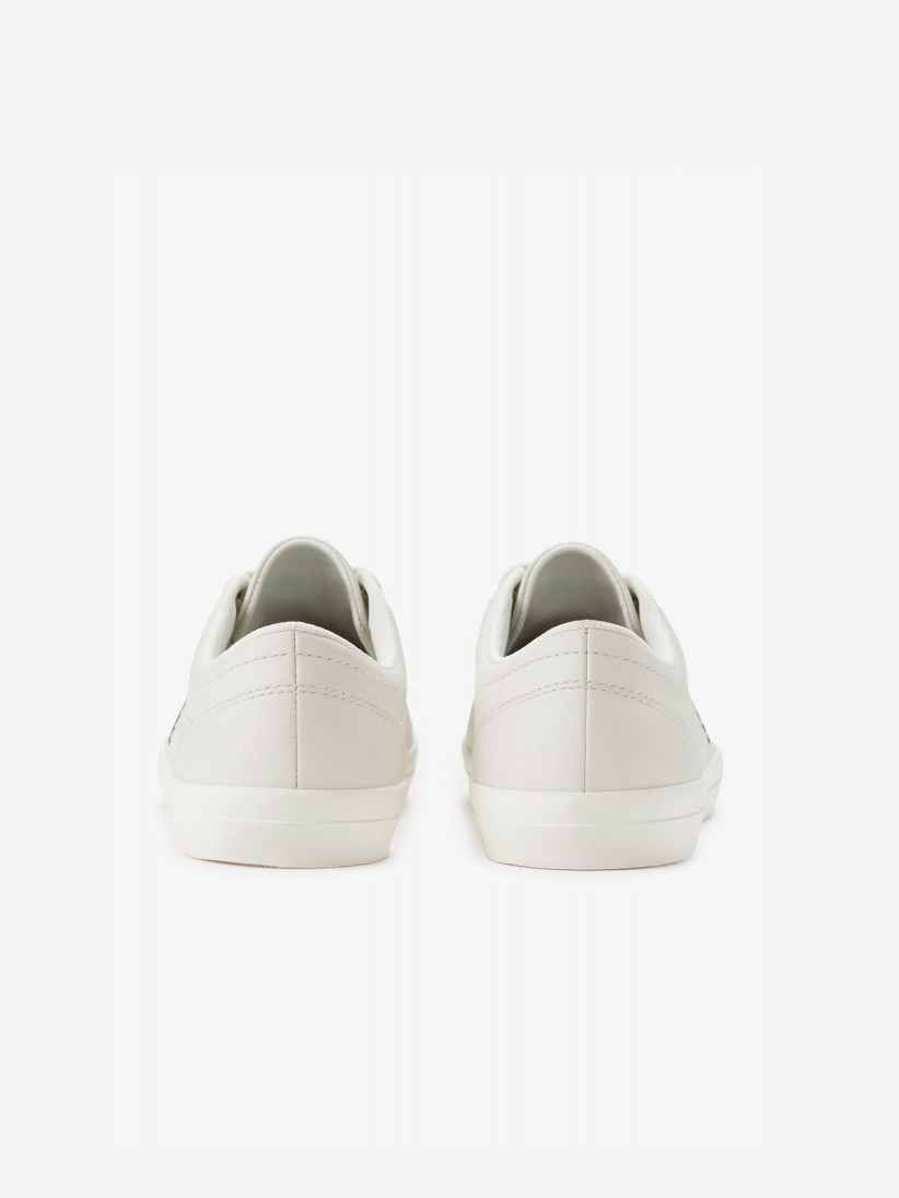 Sapatilhas Fred Perry Baseline Em Couro Cinzentas e Castanhas