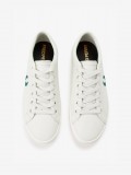 Sapatilhas Fred Perry Baseline Em Couro Cinzentas e Verdes