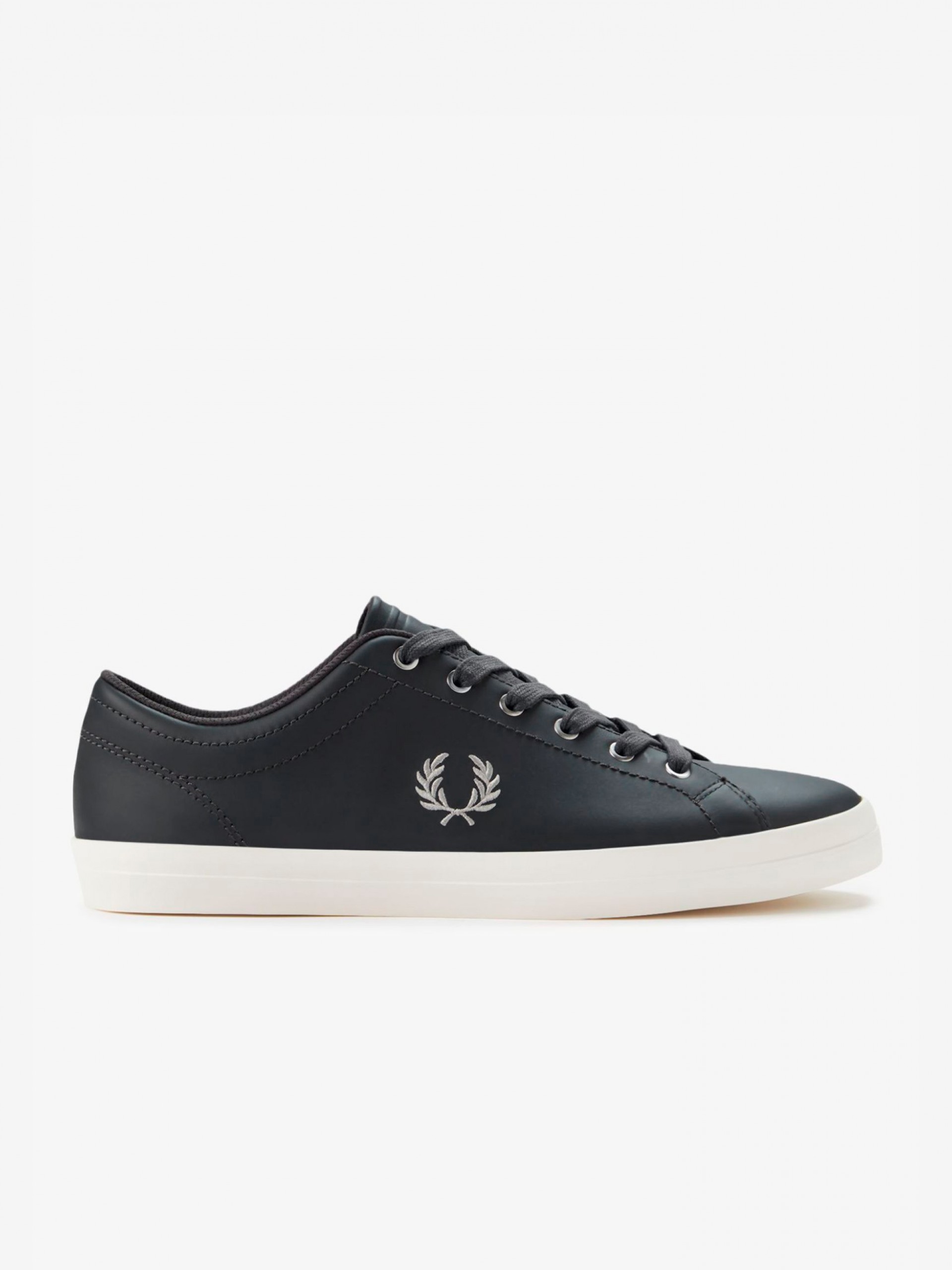 Zapatillas Fred Perry Baseline De Piel Grises