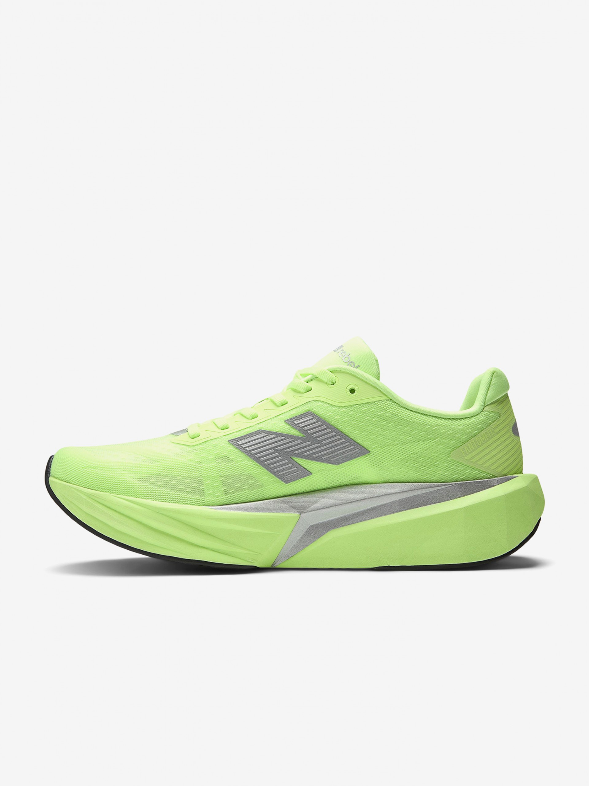 Zapatillas New Balance FuelCell Rebel v5 Verdes y Plateadas Para Hombre