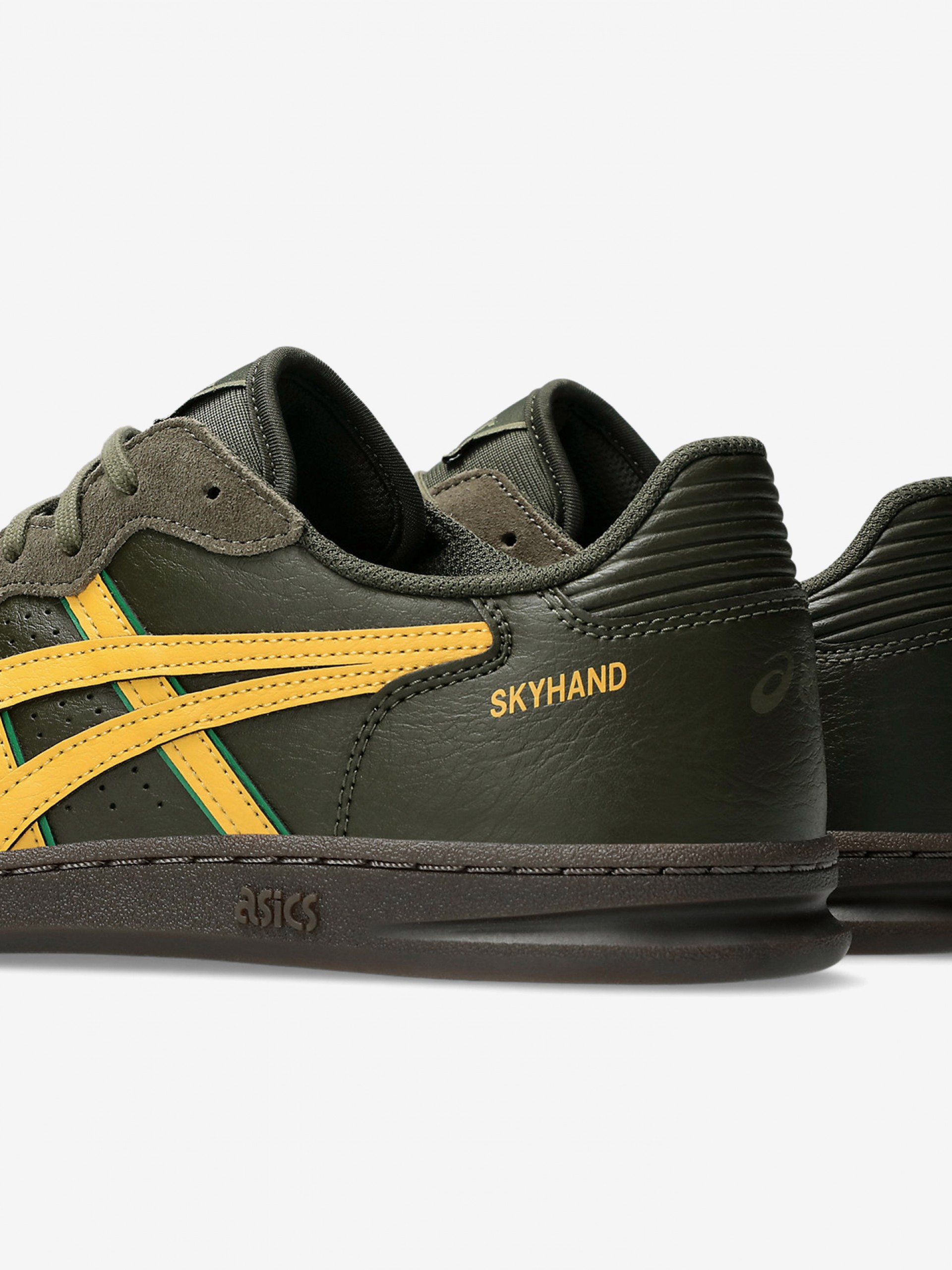 Zapatillas Asics Skyhand OG Verdes y Amarillas