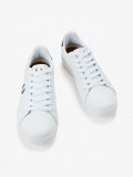 Fred Perry B721 Leather White and Green Sneakers