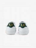 Fred Perry B721 Leather White and Green Sneakers