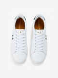 Fred Perry B721 Leather White and Green Sneakers