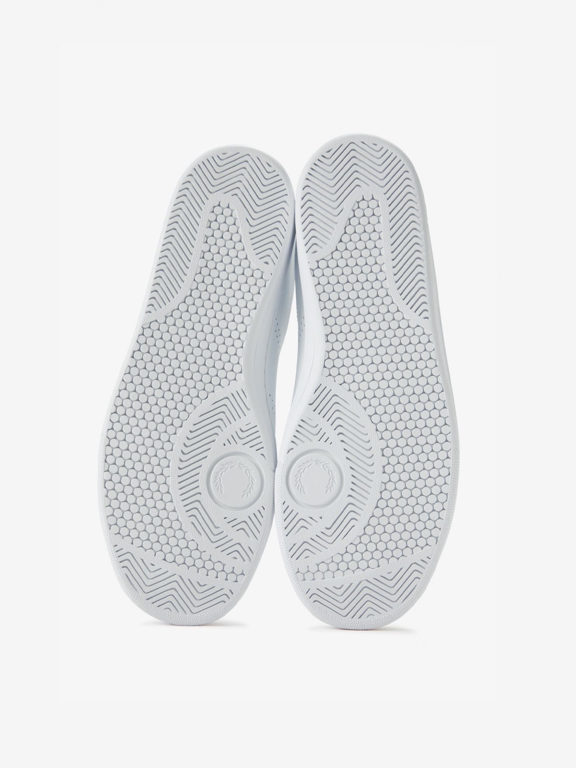 Sapatilhas Fred Perry B721 Em Pele Brancas e Verdes