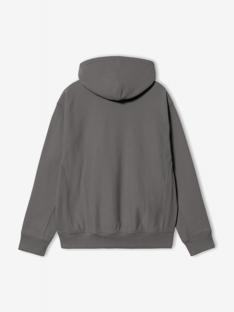 Sudadera con Capucha Carhartt WIP American Script Gris
