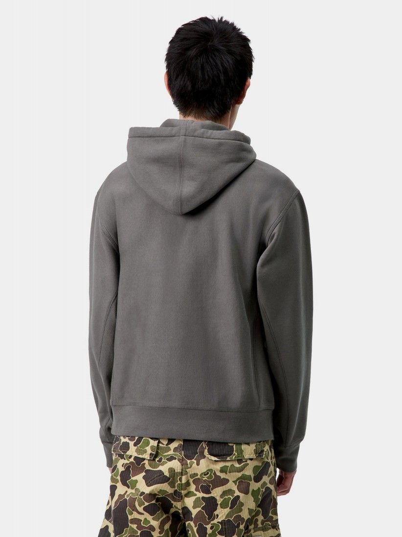 Sudadera con Capucha Carhartt WIP American Script Gris