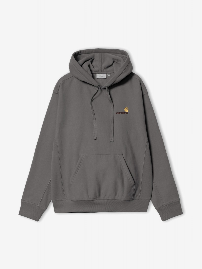 Sudadera con Capucha Carhartt WIP American Script Gris