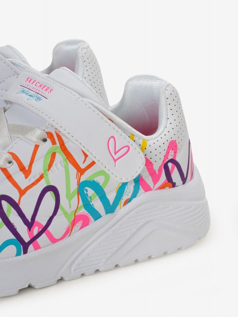 Sapatilhas Skechers Uno Lite - Love Levitate Toddler Brancas