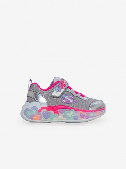 Sapatilhas Skechers Eternal Heart Light Luminosas Toddler