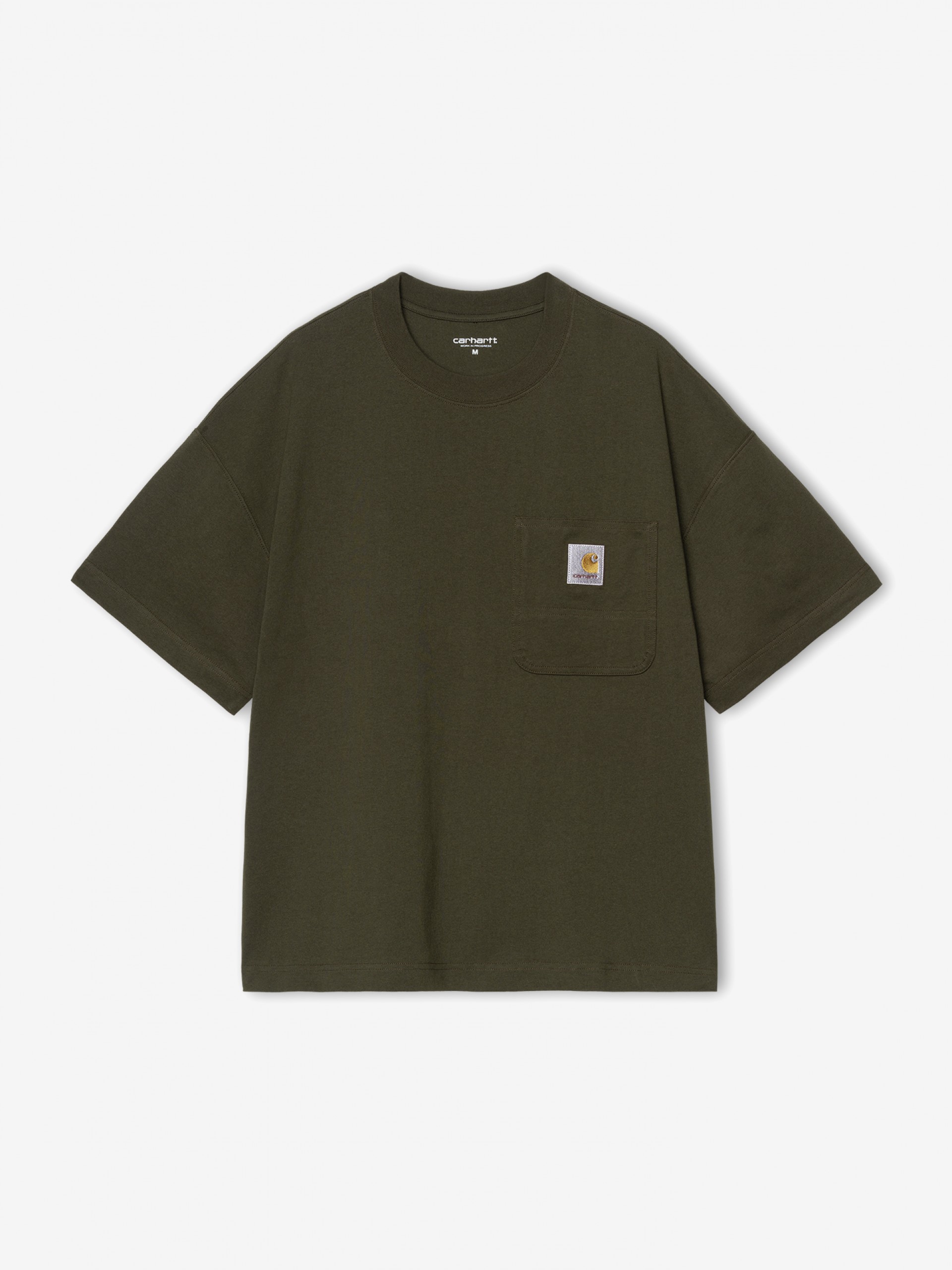 T-shirt Carhartt WIP Work Pocket Verde