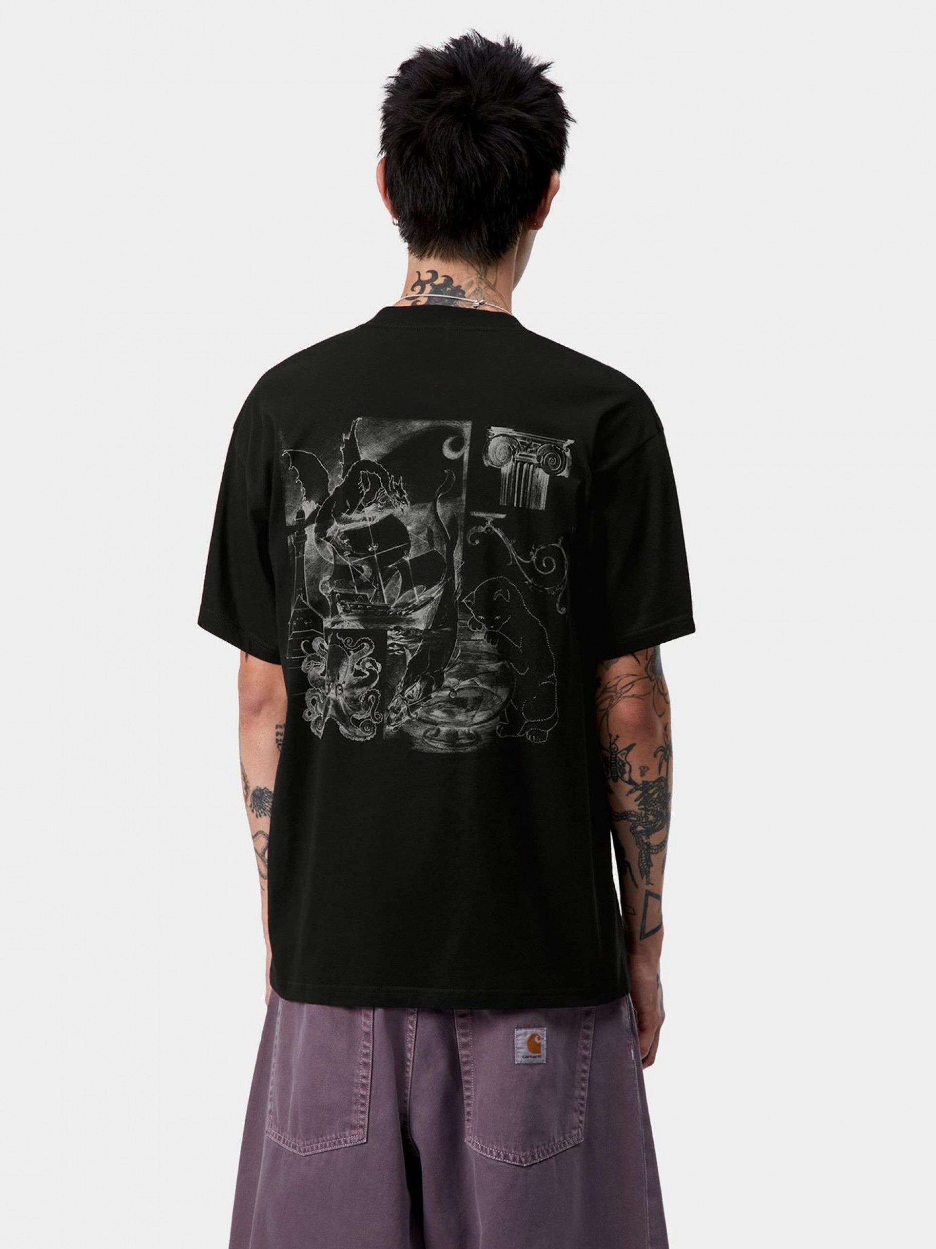 T-shirt Carhartt WIP Okniceok 02 Preta