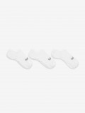 Meias de Treino Nike Everyday Plus Lightweight Brancas (3 Pares)