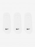 Meias de Treino Nike Everyday Lightweight Brancas (3 Pares)