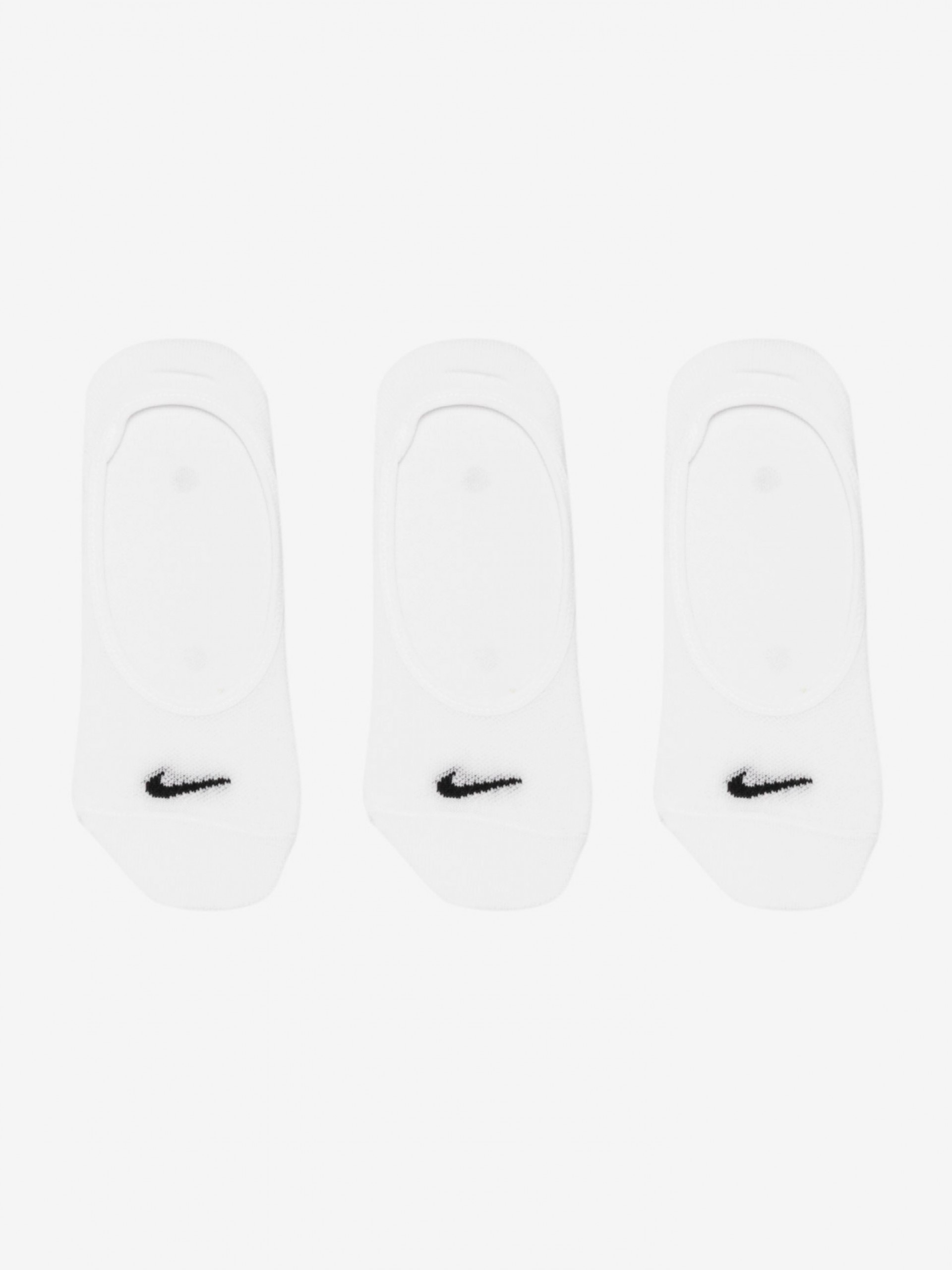 Calcetines de Entrenamiento Nike Everyday Lightweight Blancos (3 Pares)