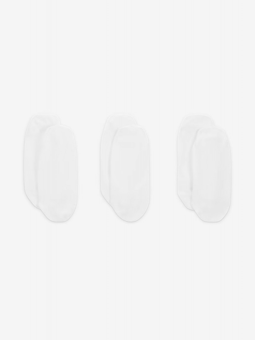 Meias de Treino Nike Everyday Lightweight Brancas (3 Pares)