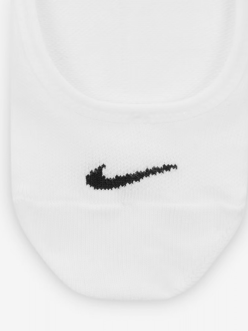 Meias de Treino Nike Everyday Lightweight Brancas (3 Pares)