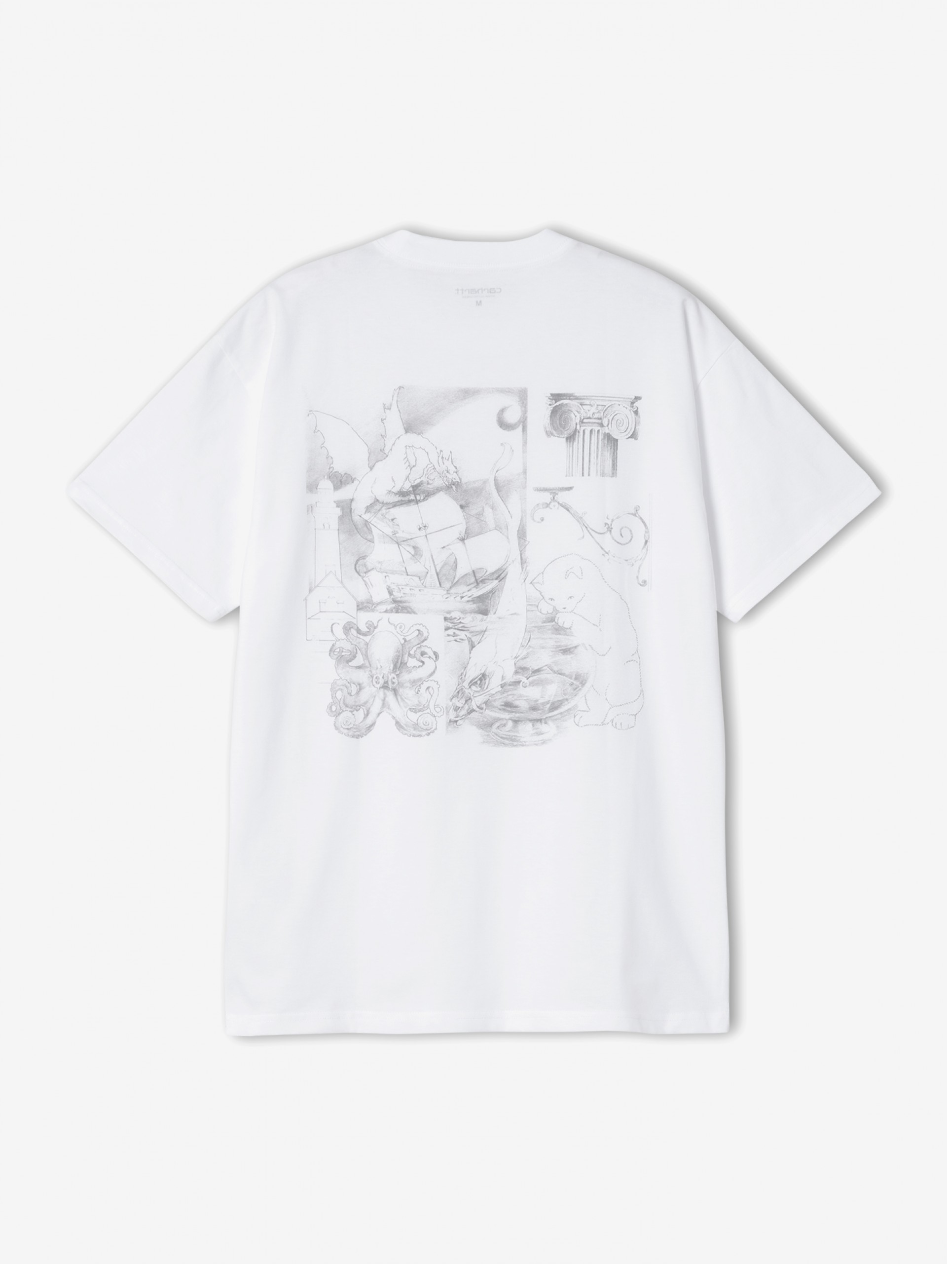 T-shirt Carhartt WIP Okniceok 02 Branca