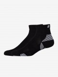 Meias de Running Asics Cushion Run Quarter Pretas (2 Pares)