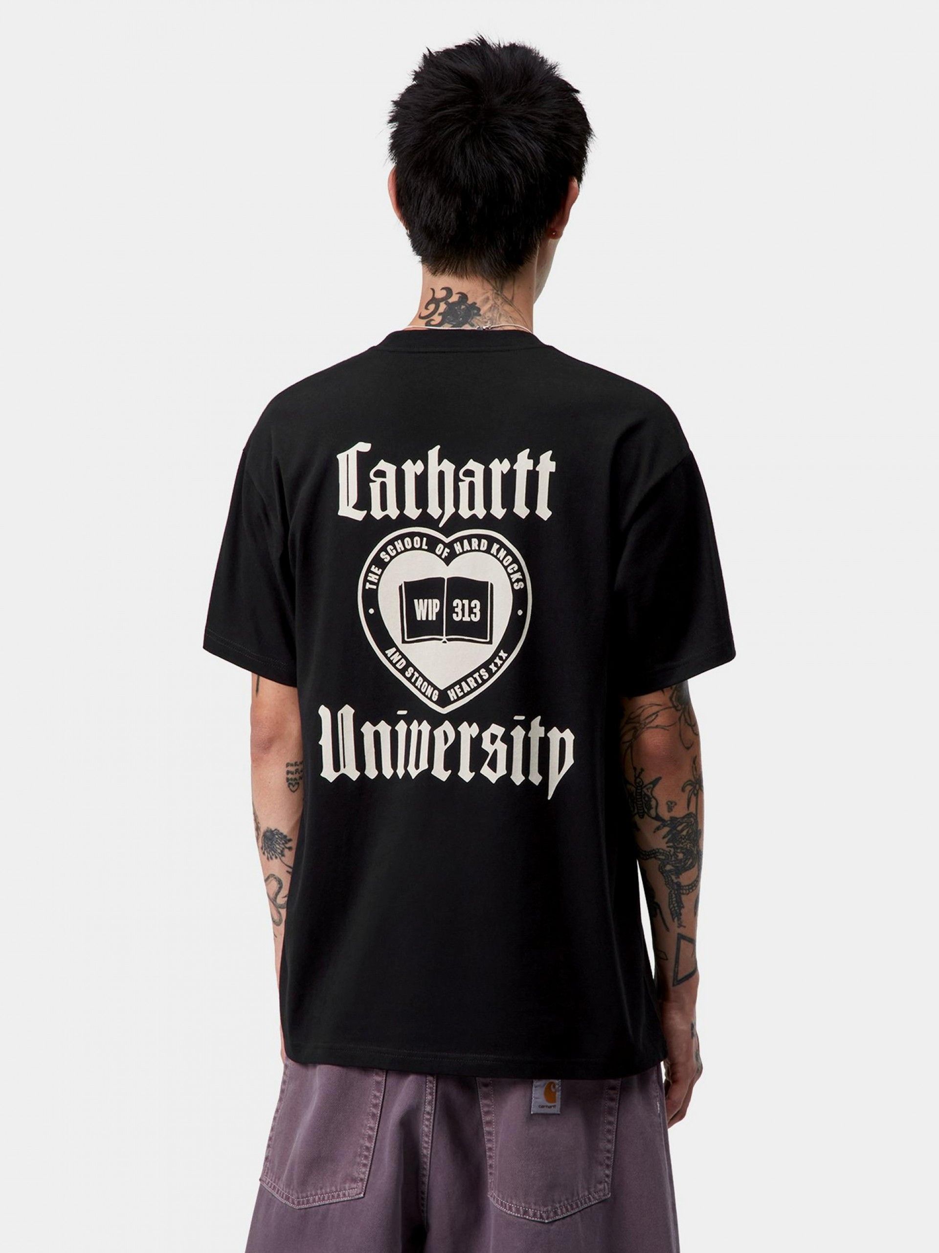 T-shirt Carhartt WIP Schooling Preta