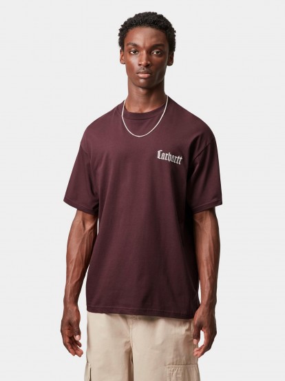 Camiseta Carhartt WIP Schooling Burdeos